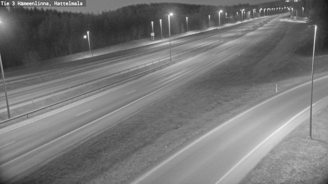 Weather Camera Image Road 3 Hämeenlinna, Hattelmala, Hämeenlinna, Kanta-Häme