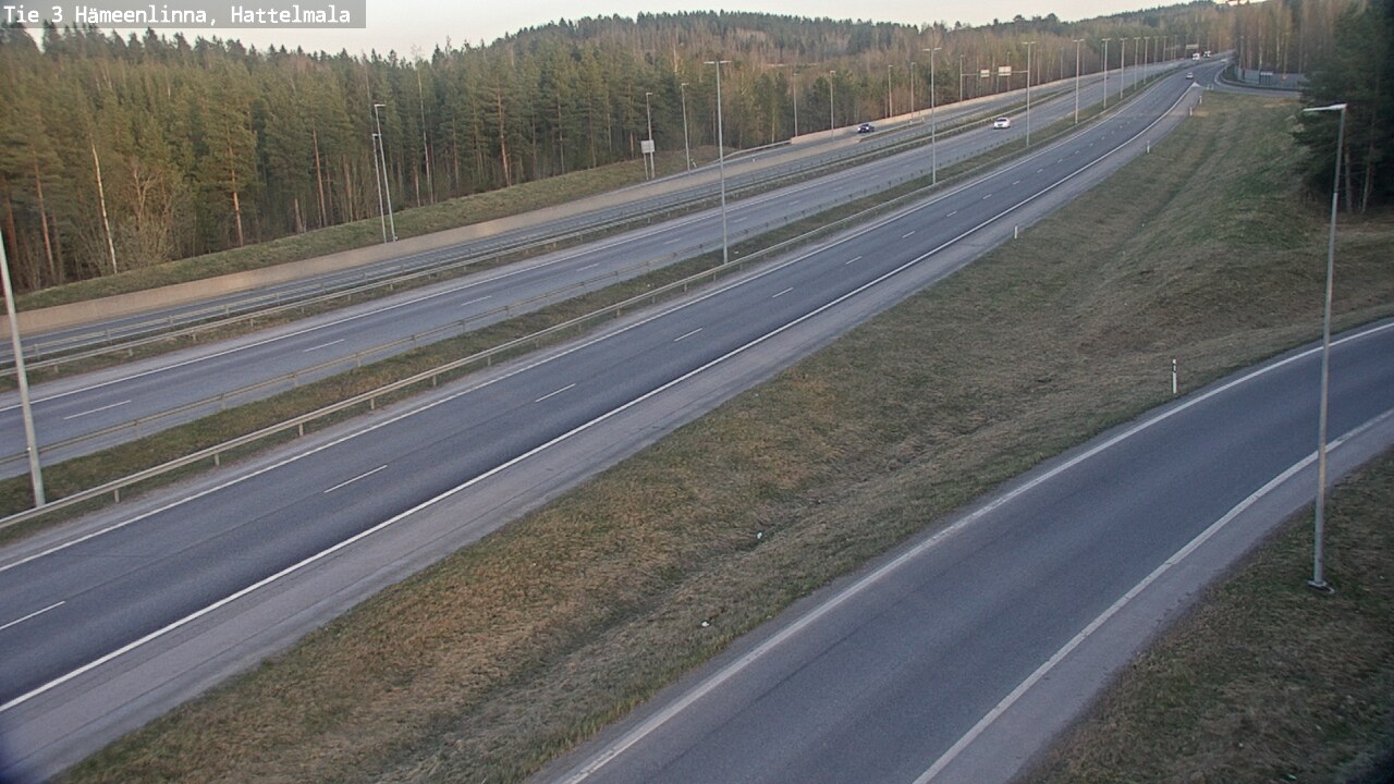 Weather Camera Image Road 3 Hämeenlinna, Hattelmala, Hämeenlinna, Kanta-Häme