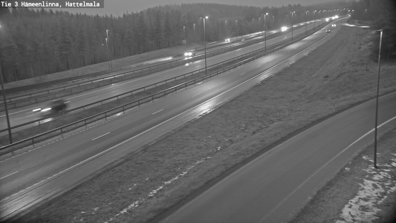 Weather Camera Image Väg 3 Tavastehus, Hattelmala, Hämeenlinna, Kanta-Häme