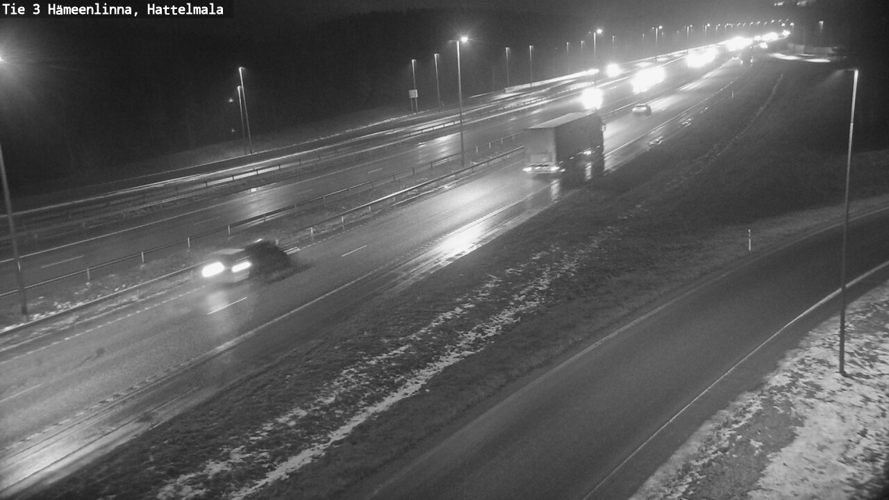 Weather Camera Image Road 3 Hämeenlinna, Hattelmala, Hämeenlinna, Kanta-Häme
