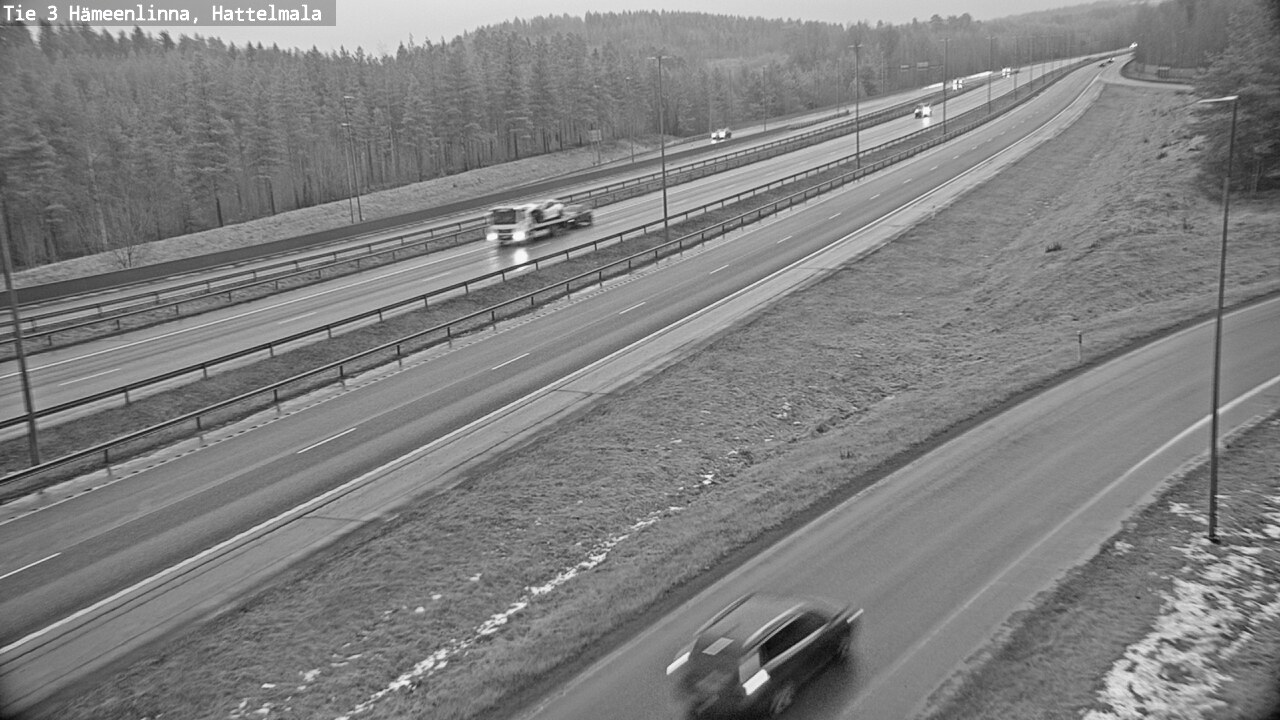 Weather Camera Image Väg 3 Tavastehus, Hattelmala, Hämeenlinna, Kanta-Häme