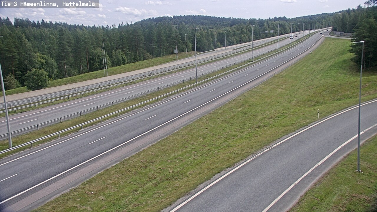 Weather Camera Image Väg 3 Tavastehus, Hattelmala, Hämeenlinna, Kanta-Häme