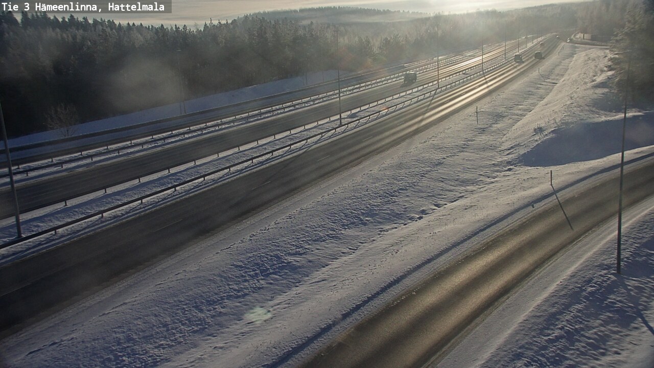 Weather Camera Image Road 3 Hämeenlinna, Hattelmala, Hämeenlinna, Kanta-Häme