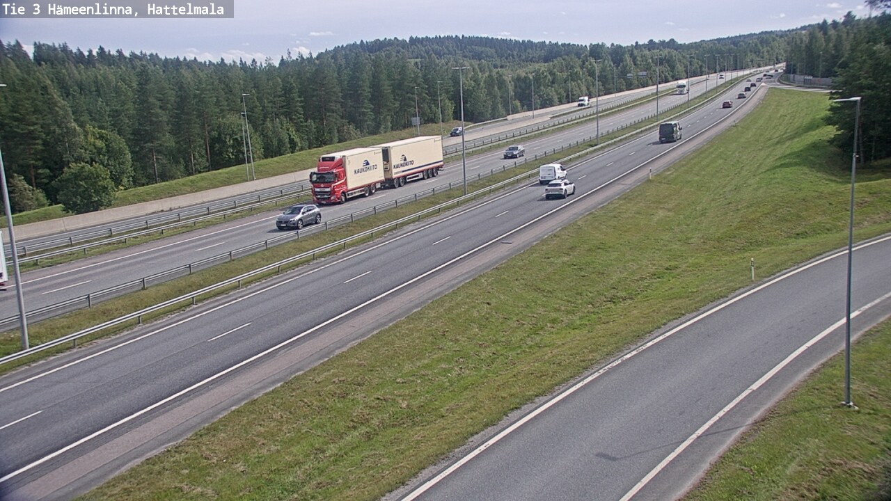 Weather Camera Image Väg 3 Tavastehus, Hattelmala, Hämeenlinna, Kanta-Häme