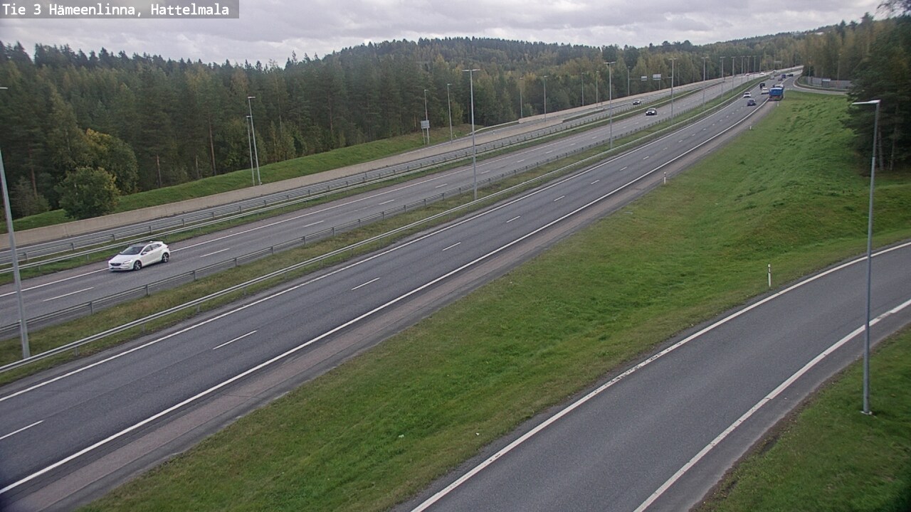 Weather Camera Image Road 3 Hämeenlinna, Hattelmala, Hämeenlinna, Kanta-Häme