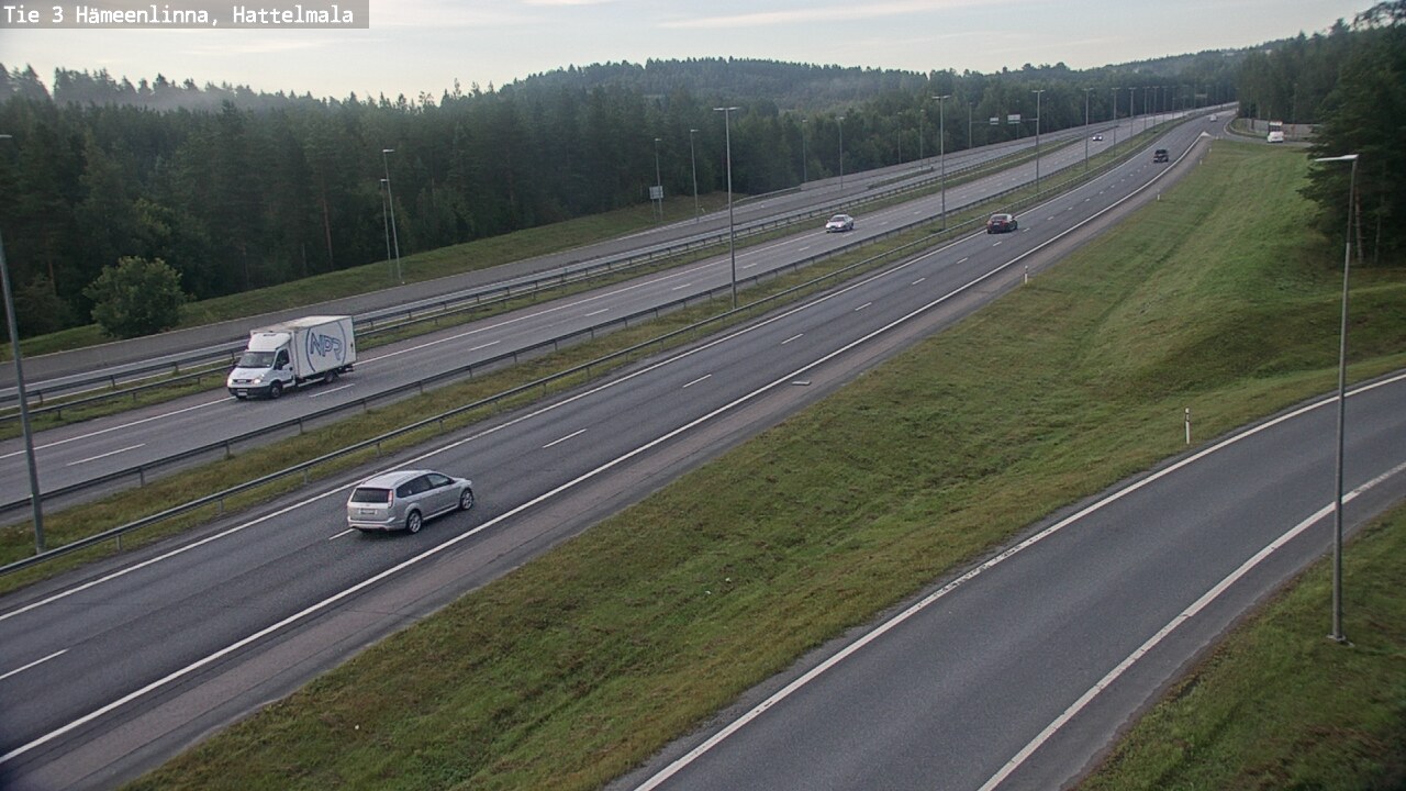 Weather Camera Image Road 3 Hämeenlinna, Hattelmala, Hämeenlinna, Kanta-Häme