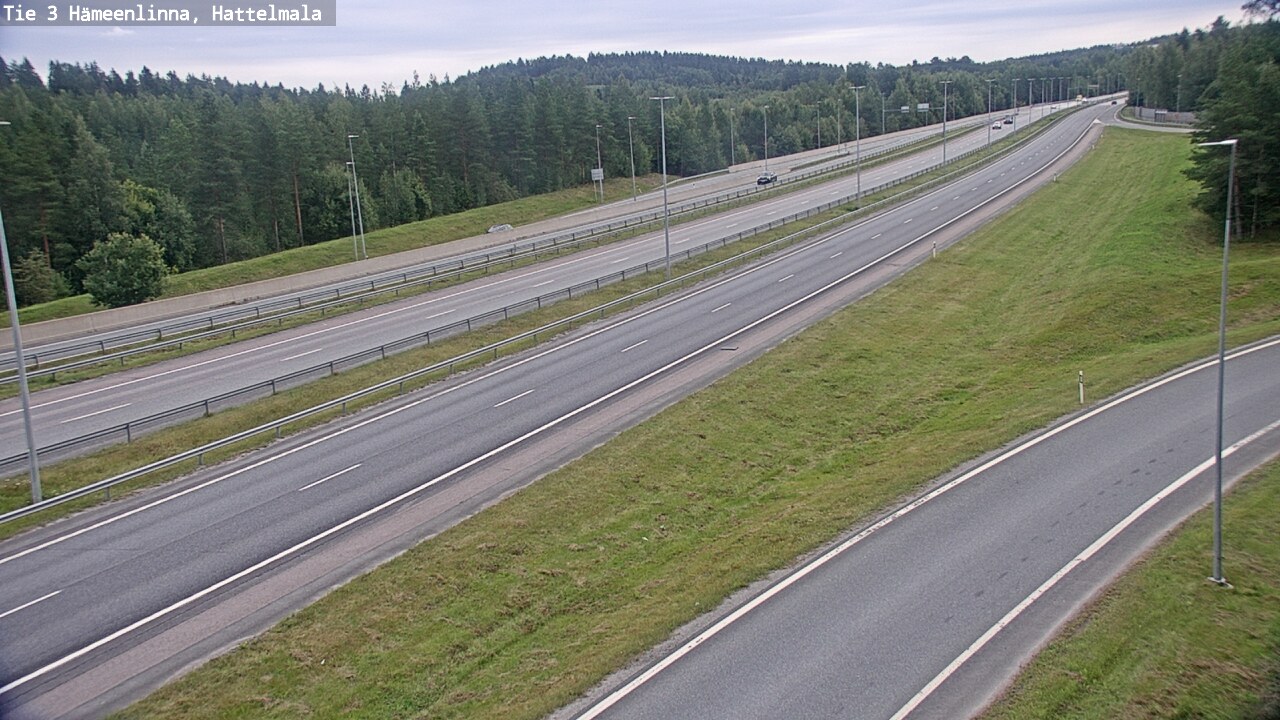 Weather Camera Image Road 3 Hämeenlinna, Hattelmala, Hämeenlinna, Kanta-Häme