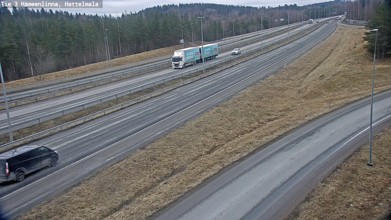 Weather Camera Image Väg 3 Tavastehus, Hattelmala, Hämeenlinna, Kanta-Häme