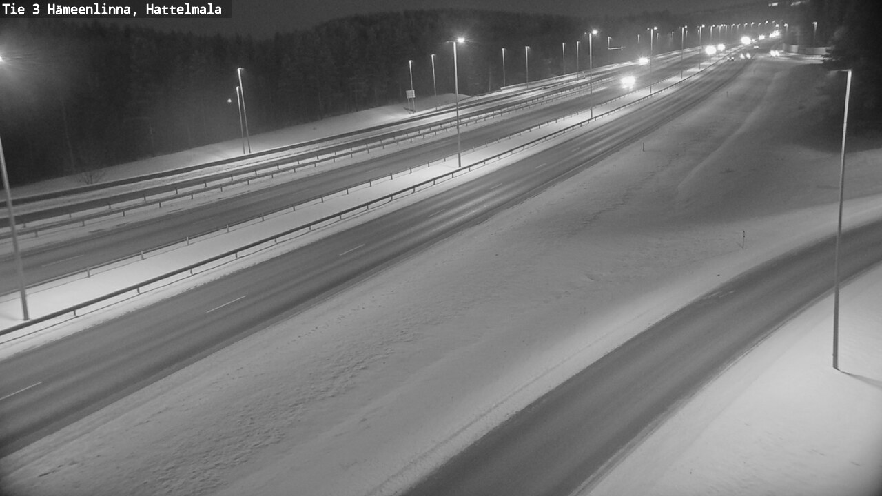 Weather Camera Image Väg 3 Tavastehus, Hattelmala, Hämeenlinna, Kanta-Häme