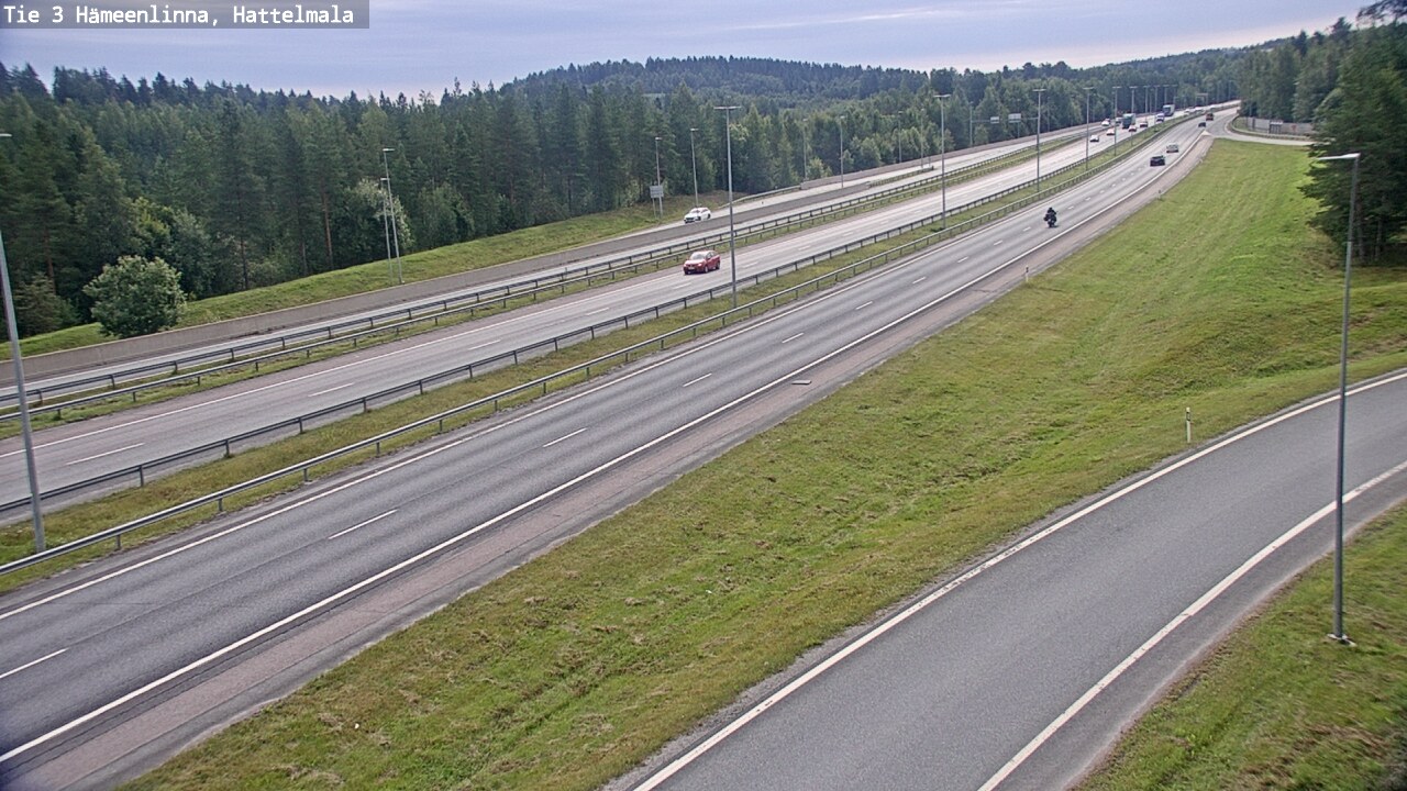 Weather Camera Image Road 3 Hämeenlinna, Hattelmala, Hämeenlinna, Kanta-Häme