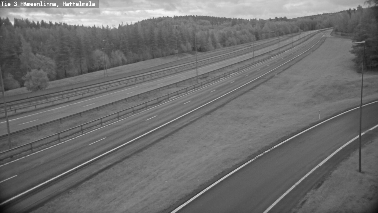 Weather Camera Image Road 3 Hämeenlinna, Hattelmala, Hämeenlinna, Kanta-Häme