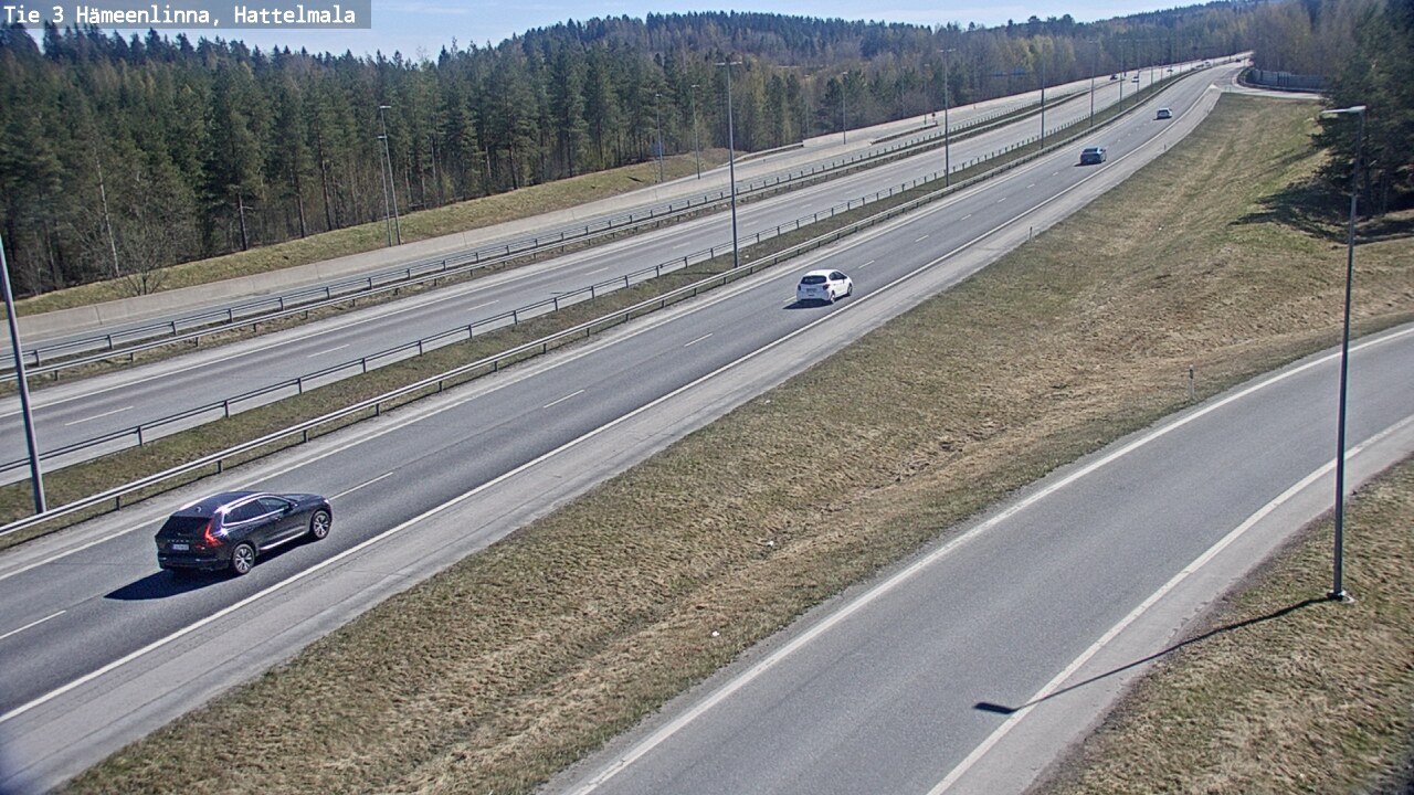 Weather Camera Image Road 3 Hämeenlinna, Hattelmala, Hämeenlinna, Kanta-Häme