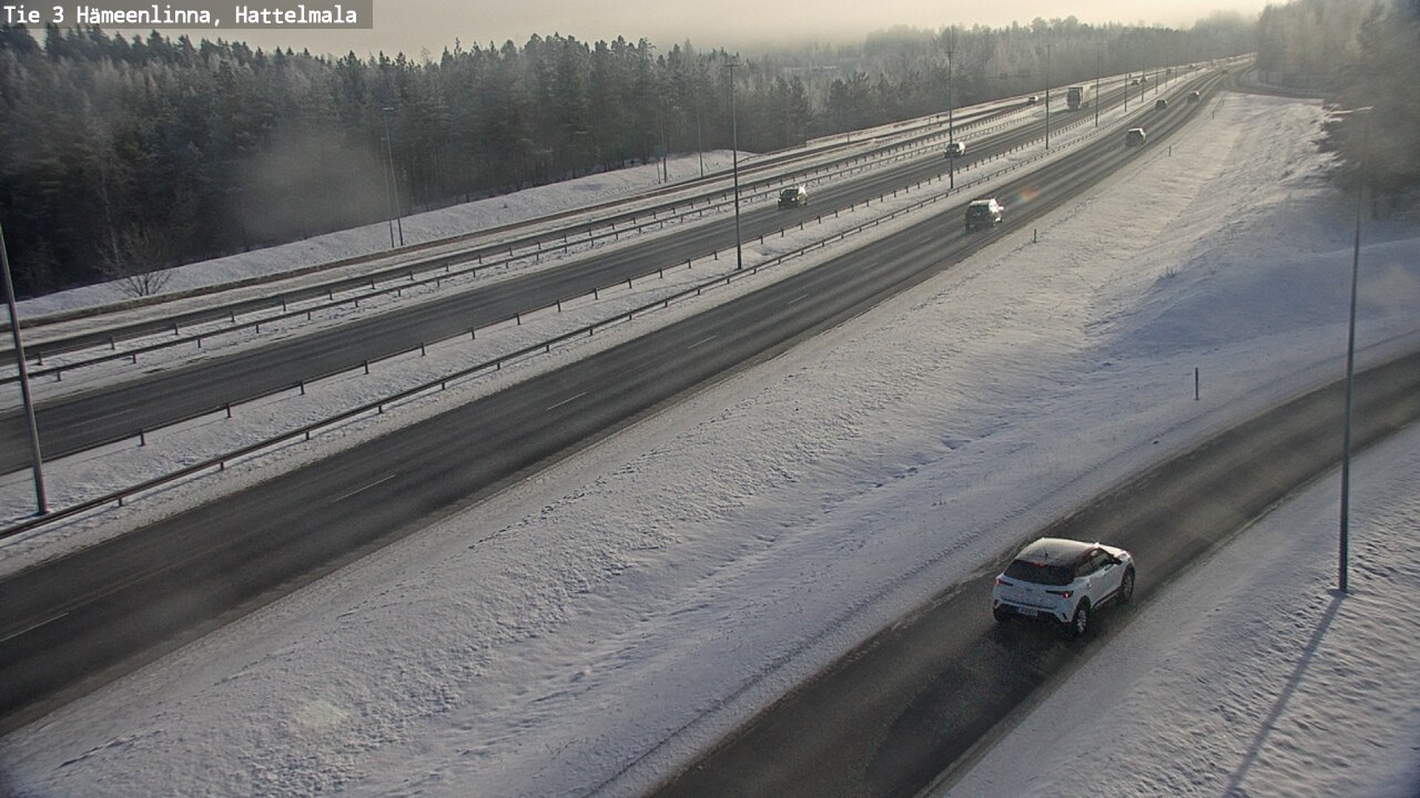 Weather Camera Image Road 3 Hämeenlinna, Hattelmala, Hämeenlinna, Kanta-Häme
