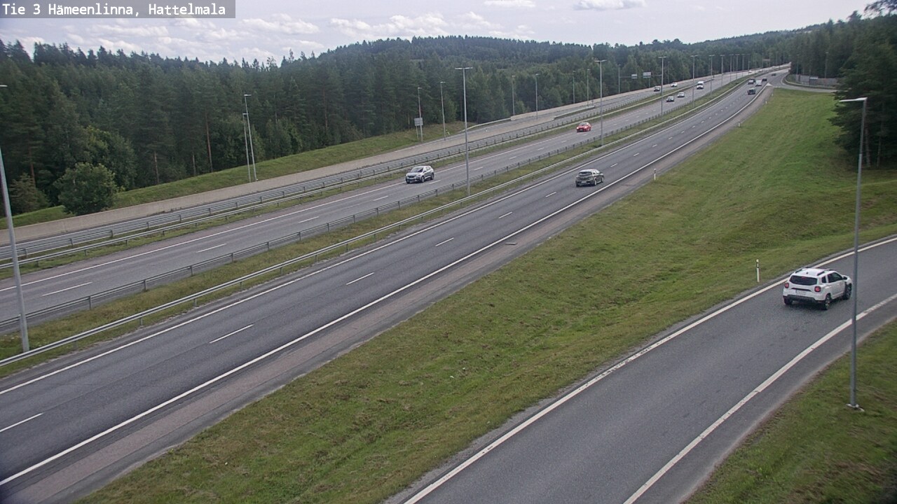Weather Camera Image Väg 3 Tavastehus, Hattelmala, Hämeenlinna, Kanta-Häme