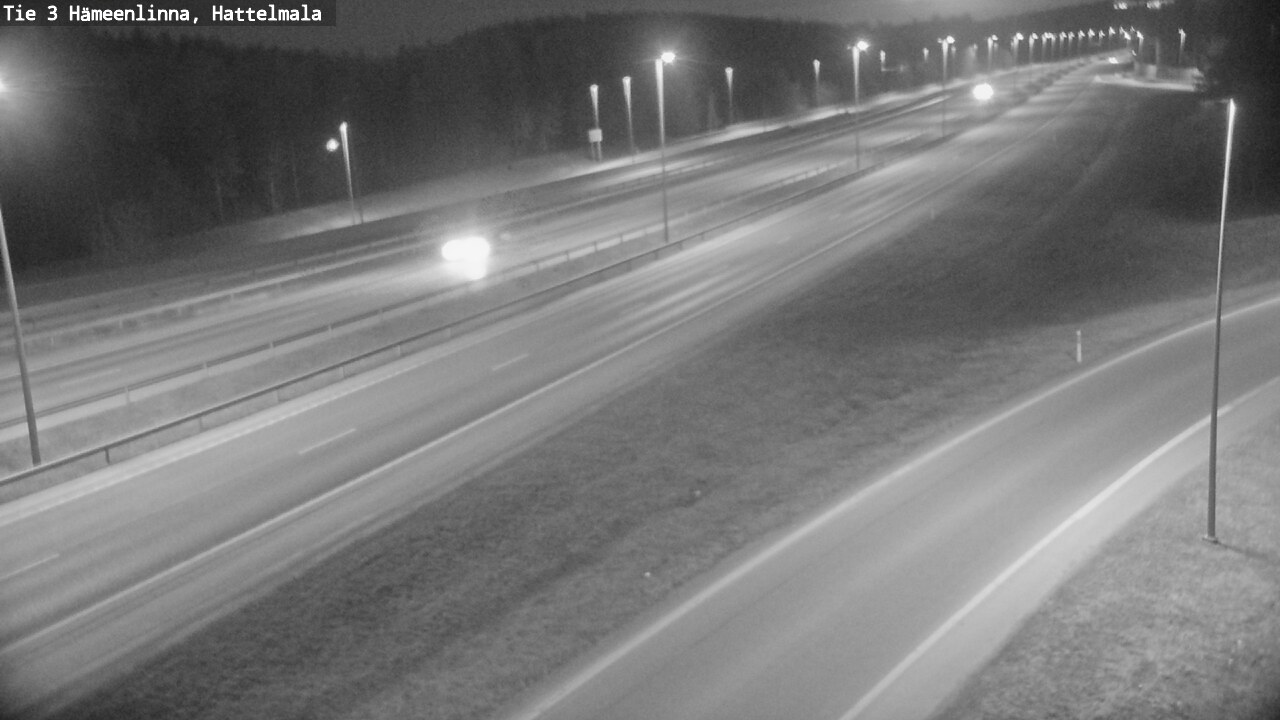 Weather Camera Image Road 3 Hämeenlinna, Hattelmala, Hämeenlinna, Kanta-Häme