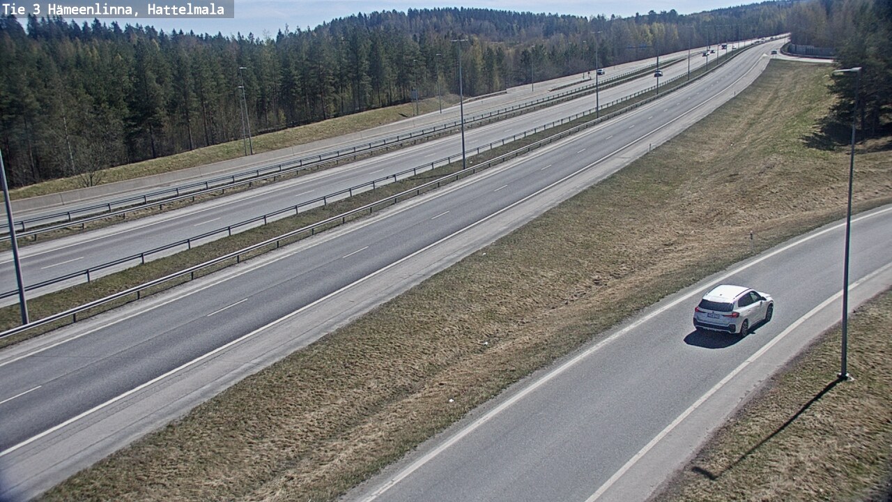 Weather Camera Image Road 3 Hämeenlinna, Hattelmala, Hämeenlinna, Kanta-Häme