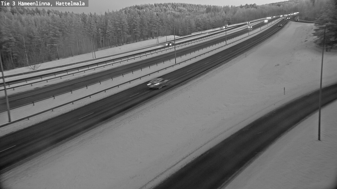Weather Camera Image Väg 3 Tavastehus, Hattelmala, Hämeenlinna, Kanta-Häme