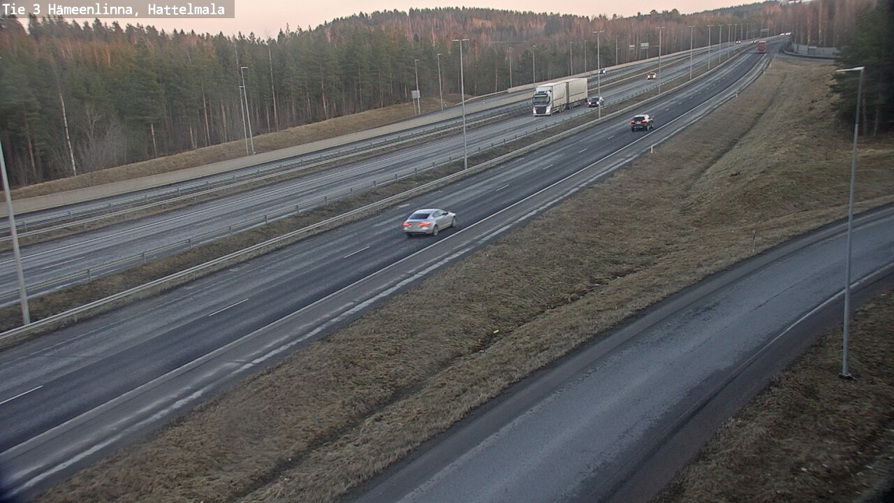 Weather Camera Image Road 3 Hämeenlinna, Hattelmala, Hämeenlinna, Kanta-Häme