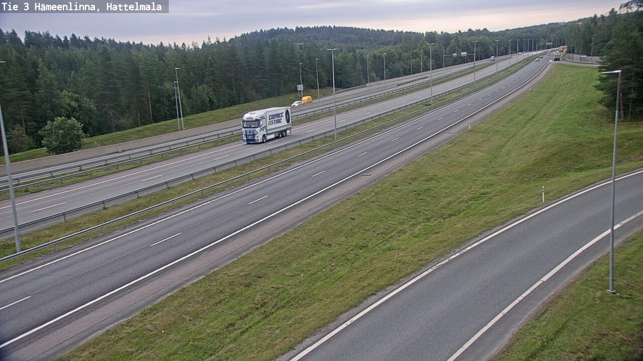 Weather Camera Image Road 3 Hämeenlinna, Hattelmala, Hämeenlinna, Kanta-Häme