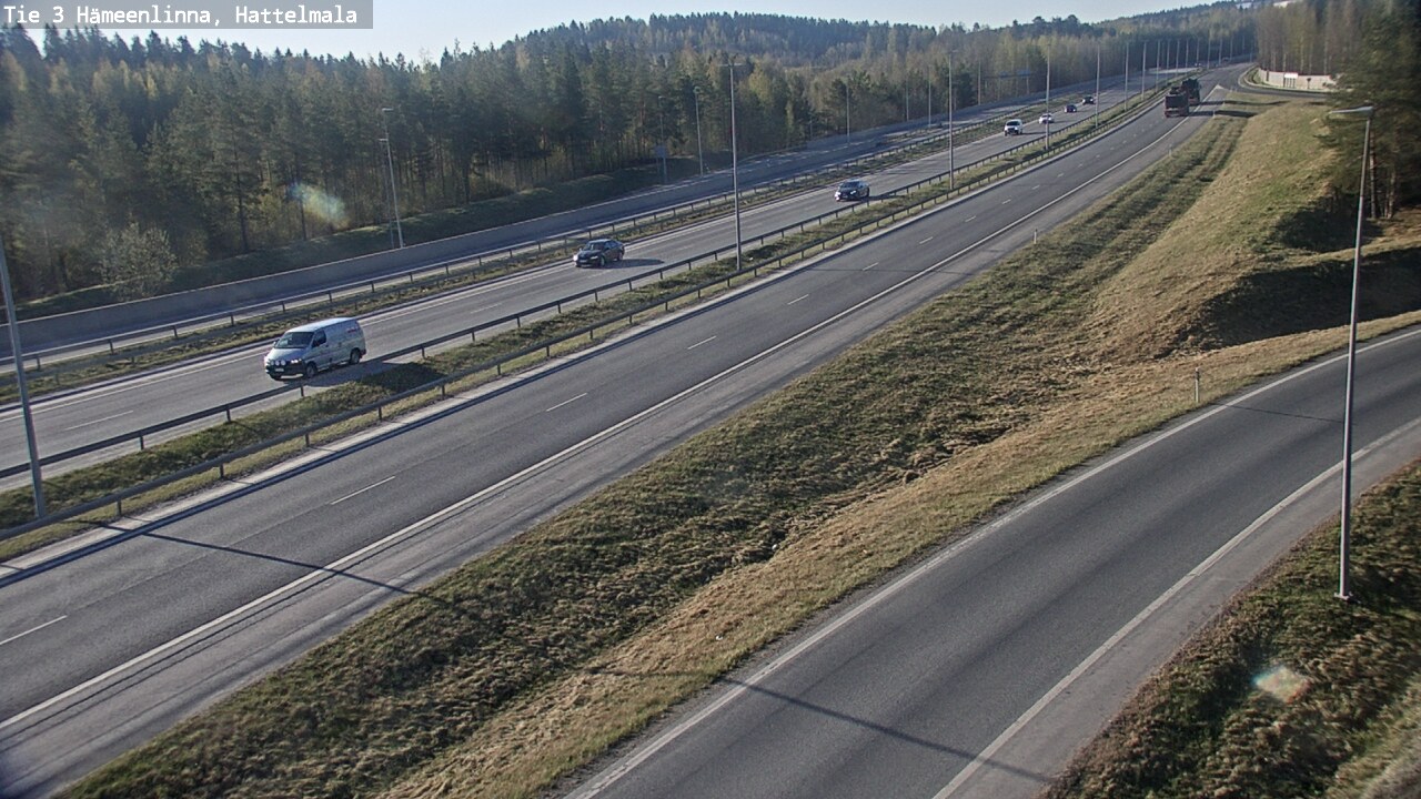 Weather Camera Image Road 3 Hämeenlinna, Hattelmala, Hämeenlinna, Kanta-Häme