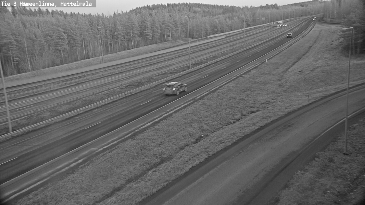 Weather Camera Image Road 3 Hämeenlinna, Hattelmala, Hämeenlinna, Kanta-Häme