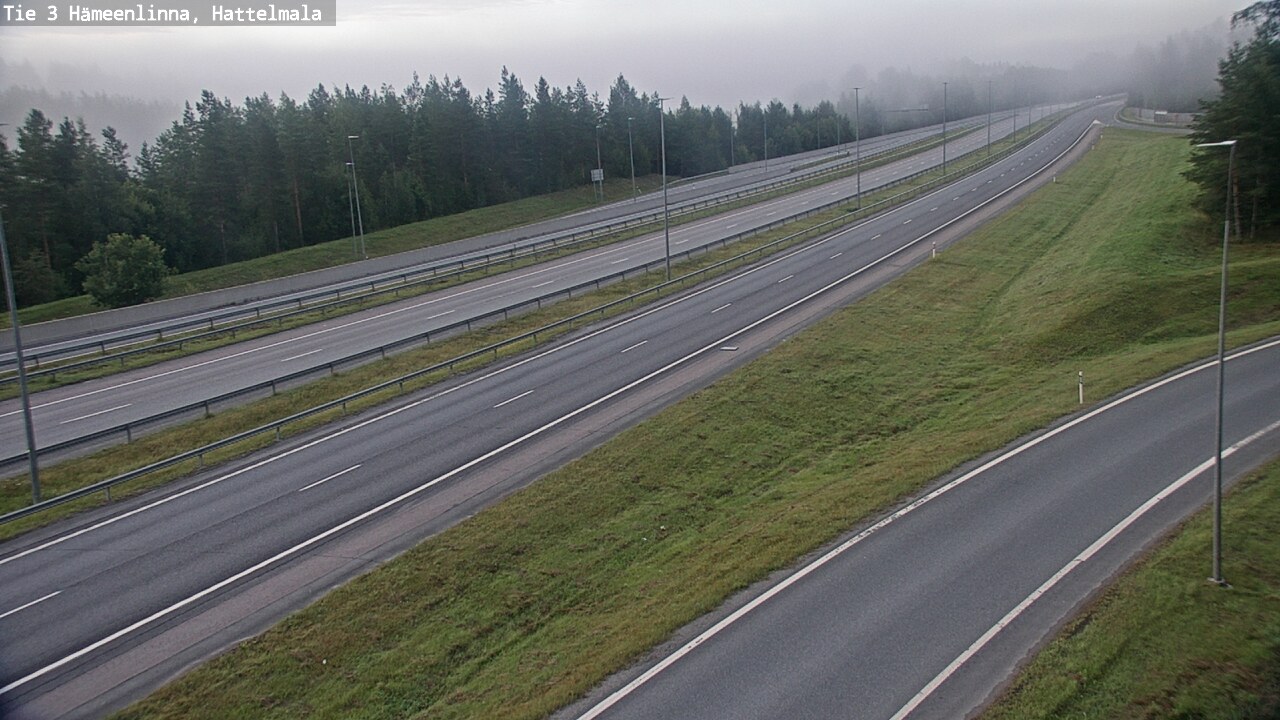 Weather Camera Image Road 3 Hämeenlinna, Hattelmala, Hämeenlinna, Kanta-Häme