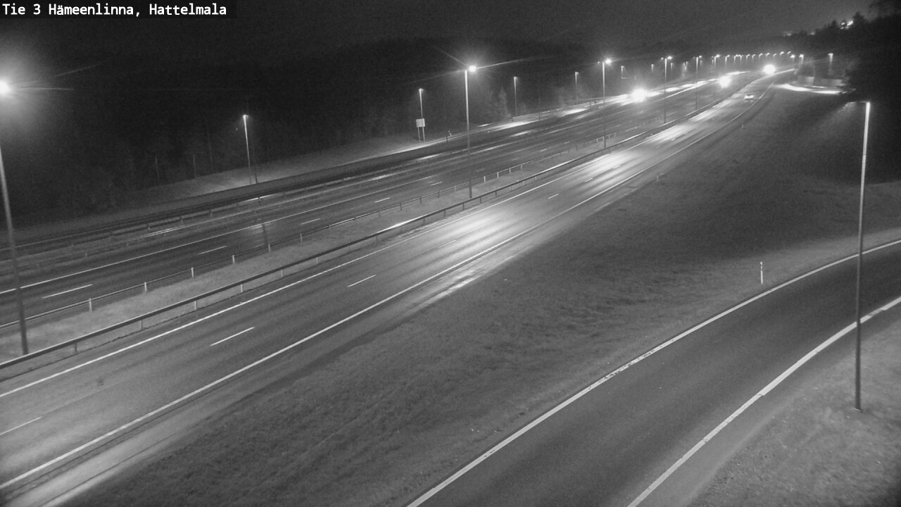 Weather Camera Image Road 3 Hämeenlinna, Hattelmala, Hämeenlinna, Kanta-Häme