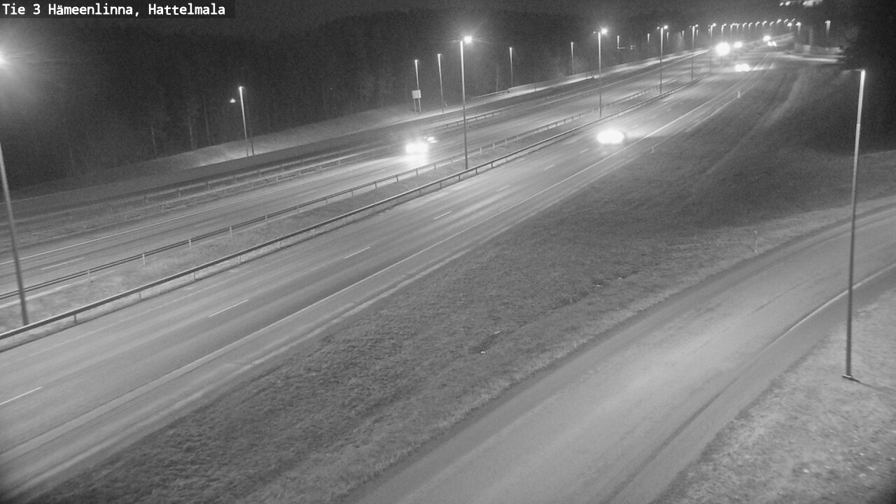 Weather Camera Image Road 3 Hämeenlinna, Hattelmala, Hämeenlinna, Kanta-Häme