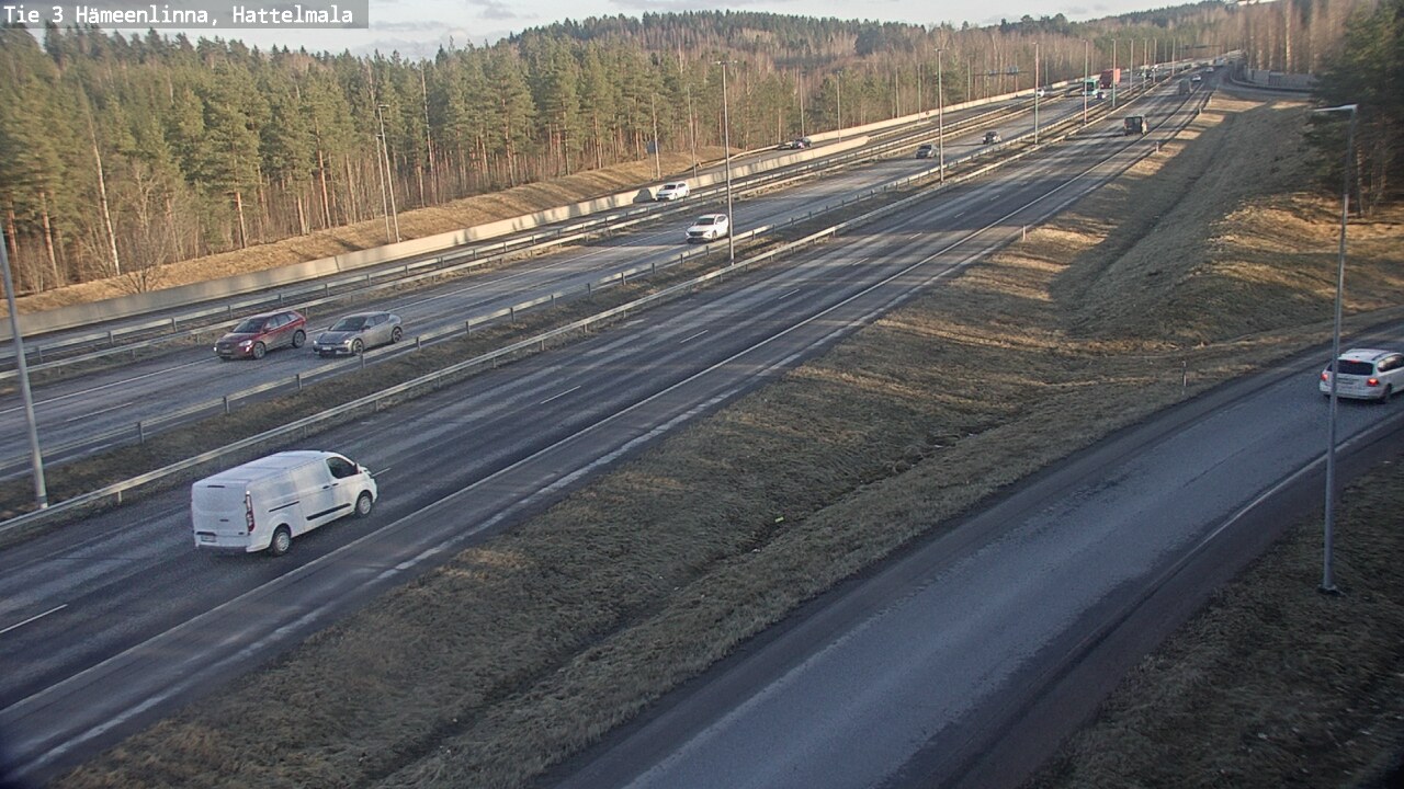 Weather Camera Image Road 3 Hämeenlinna, Hattelmala, Hämeenlinna, Kanta-Häme