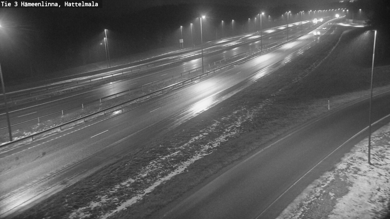 Weather Camera Image Road 3 Hämeenlinna, Hattelmala, Hämeenlinna, Kanta-Häme