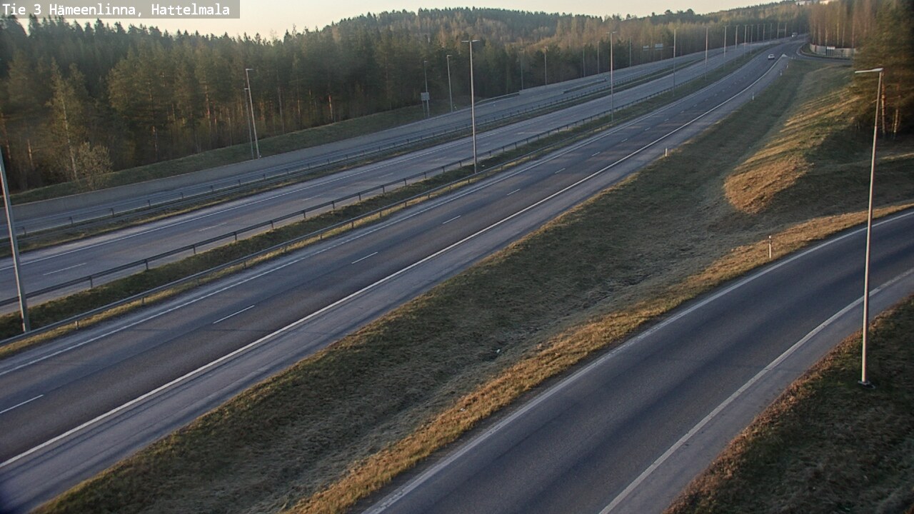 Weather Camera Image Road 3 Hämeenlinna, Hattelmala, Hämeenlinna, Kanta-Häme