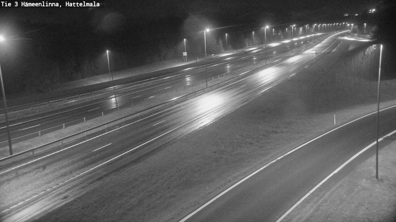 Weather Camera Image Road 3 Hämeenlinna, Hattelmala, Hämeenlinna, Kanta-Häme
