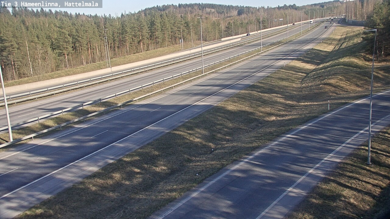 Weather Camera Image Road 3 Hämeenlinna, Hattelmala, Hämeenlinna, Kanta-Häme