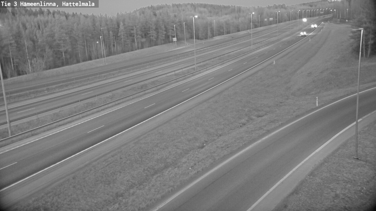 Weather Camera Image Road 3 Hämeenlinna, Hattelmala, Hämeenlinna, Kanta-Häme