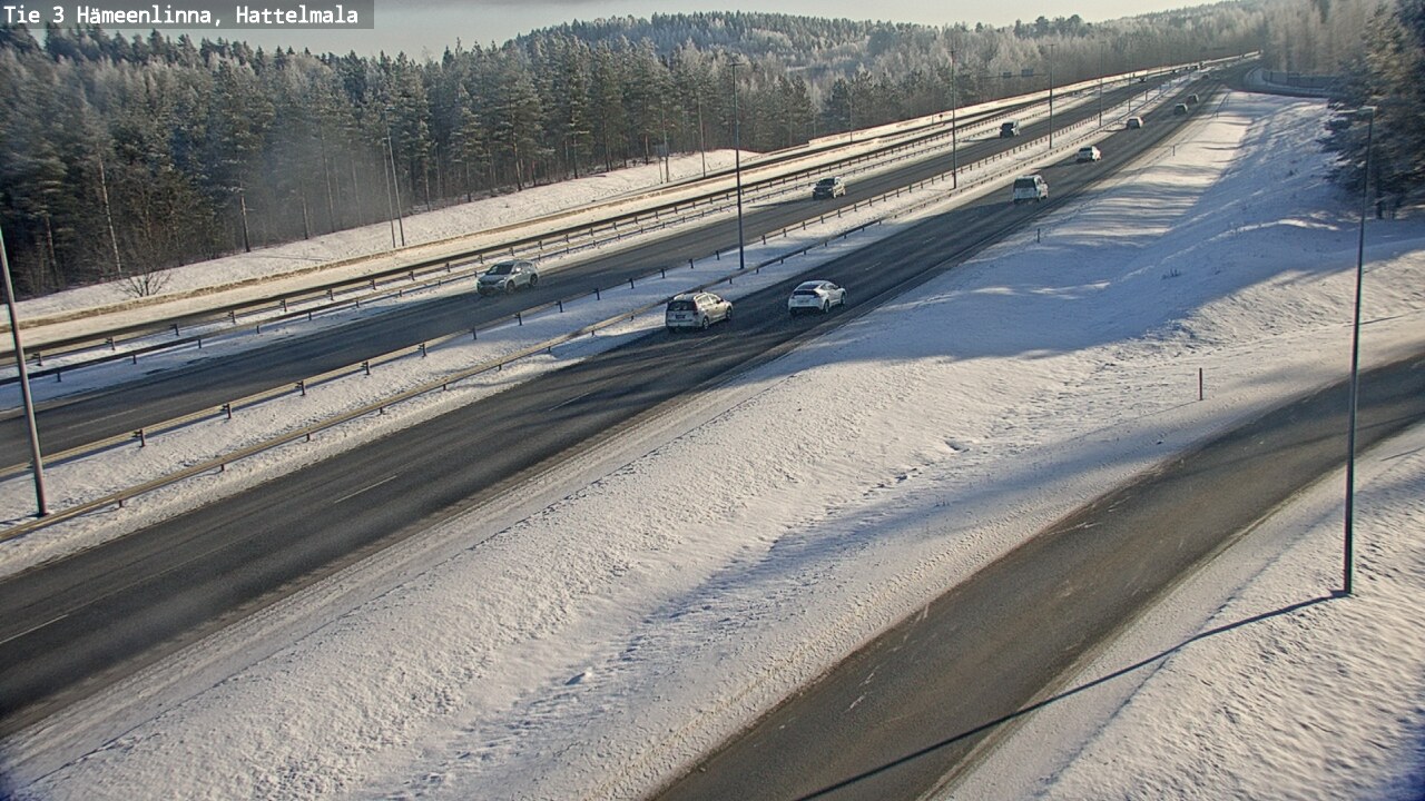 Weather Camera Image Road 3 Hämeenlinna, Hattelmala, Hämeenlinna, Kanta-Häme