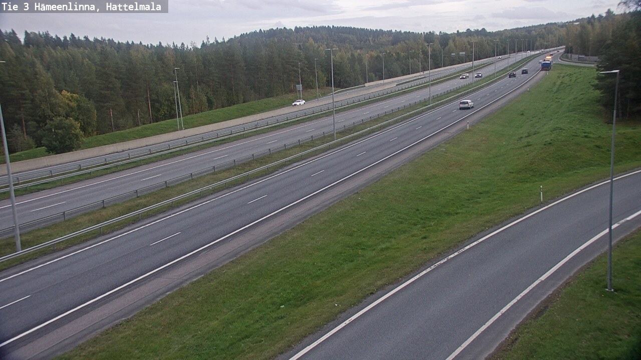 Weather Camera Image Road 3 Hämeenlinna, Hattelmala, Hämeenlinna, Kanta-Häme