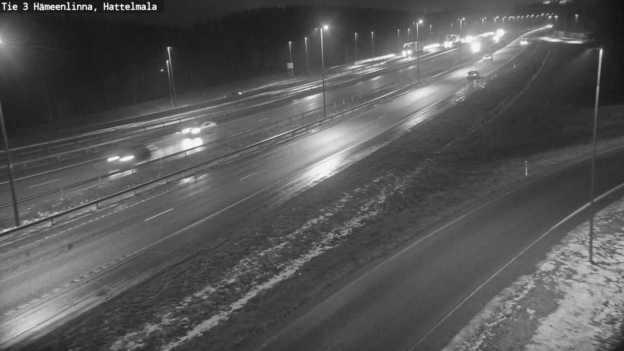 Weather Camera Image Road 3 Hämeenlinna, Hattelmala, Hämeenlinna, Kanta-Häme