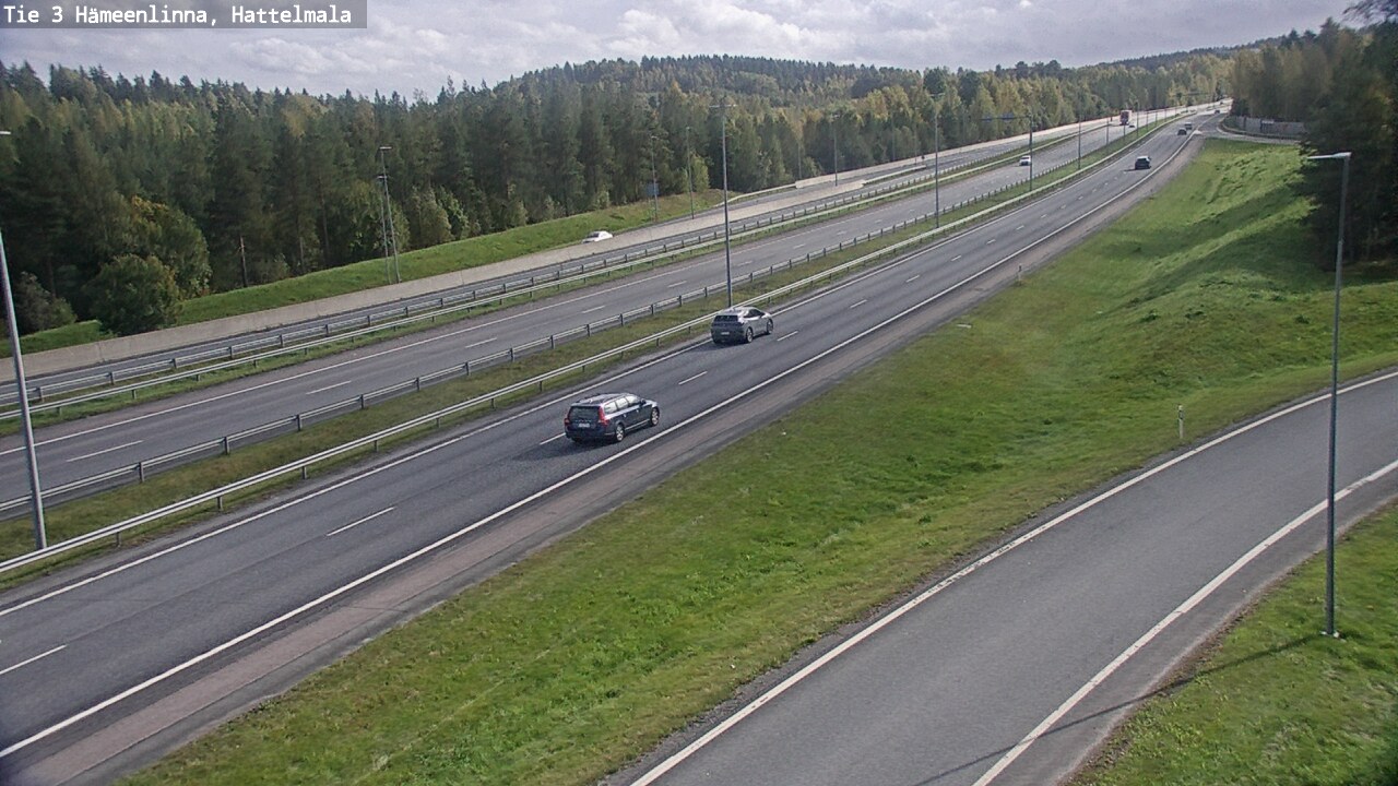 Weather Camera Image Road 3 Hämeenlinna, Hattelmala, Hämeenlinna, Kanta-Häme