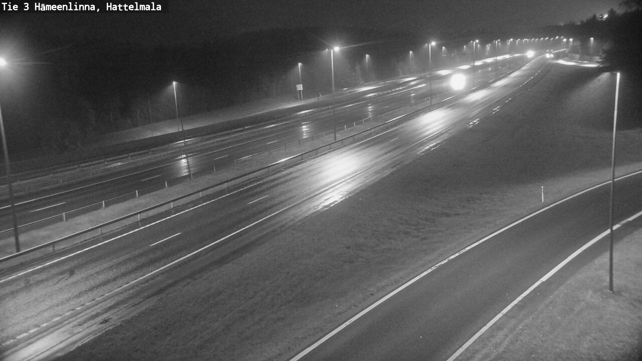Weather Camera Image Road 3 Hämeenlinna, Hattelmala, Hämeenlinna, Kanta-Häme