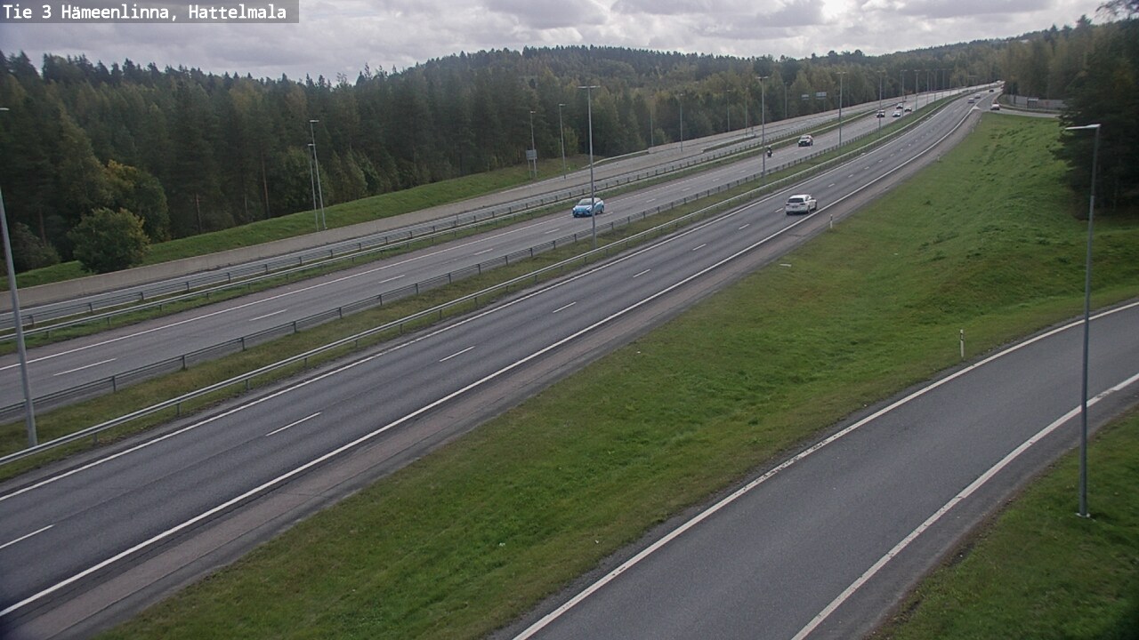 Weather Camera Image Road 3 Hämeenlinna, Hattelmala, Hämeenlinna, Kanta-Häme
