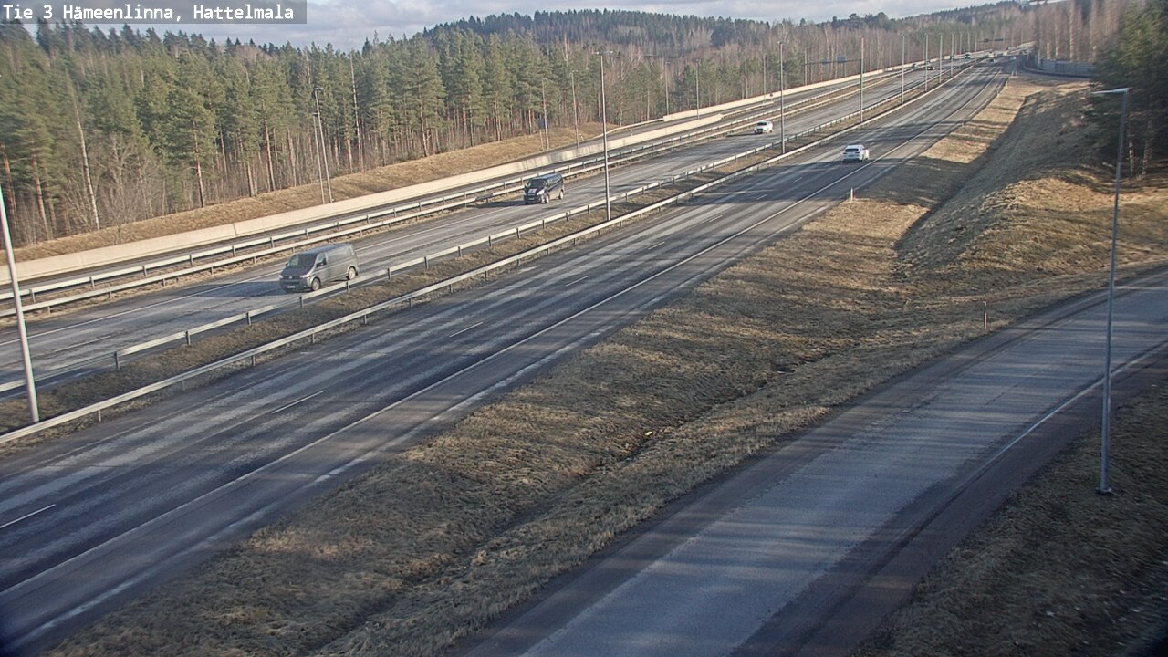 Weather Camera Image Väg 3 Tavastehus, Hattelmala, Hämeenlinna, Kanta-Häme