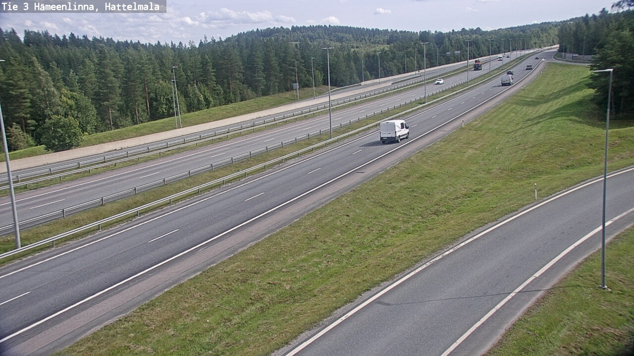 Weather Camera Image Väg 3 Tavastehus, Hattelmala, Hämeenlinna, Kanta-Häme
