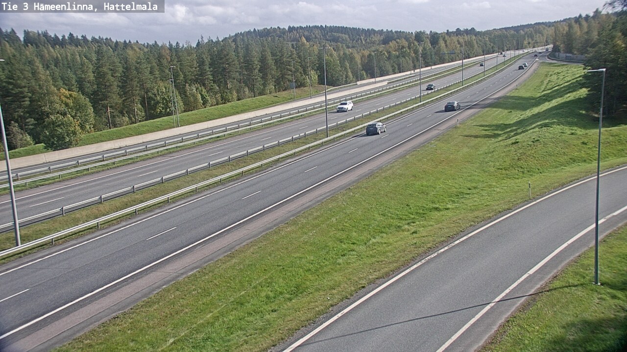 Weather Camera Image Road 3 Hämeenlinna, Hattelmala, Hämeenlinna, Kanta-Häme