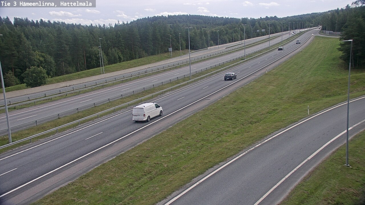 Weather Camera Image Väg 3 Tavastehus, Hattelmala, Hämeenlinna, Kanta-Häme