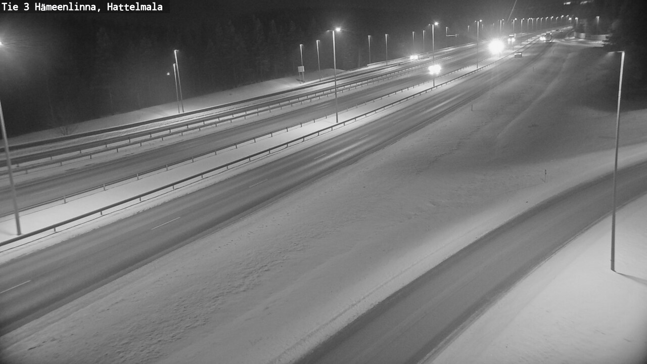Weather Camera Image Väg 3 Tavastehus, Hattelmala, Hämeenlinna, Kanta-Häme