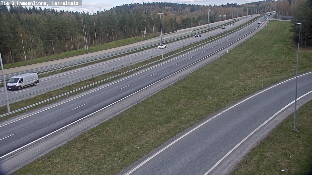 Weather Camera Image Väg 3 Tavastehus, Hattelmala, Hämeenlinna, Kanta-Häme