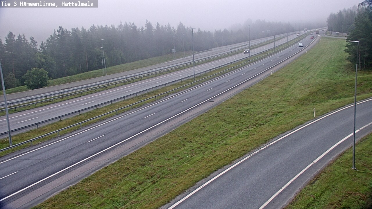 Weather Camera Image Road 3 Hämeenlinna, Hattelmala, Hämeenlinna, Kanta-Häme