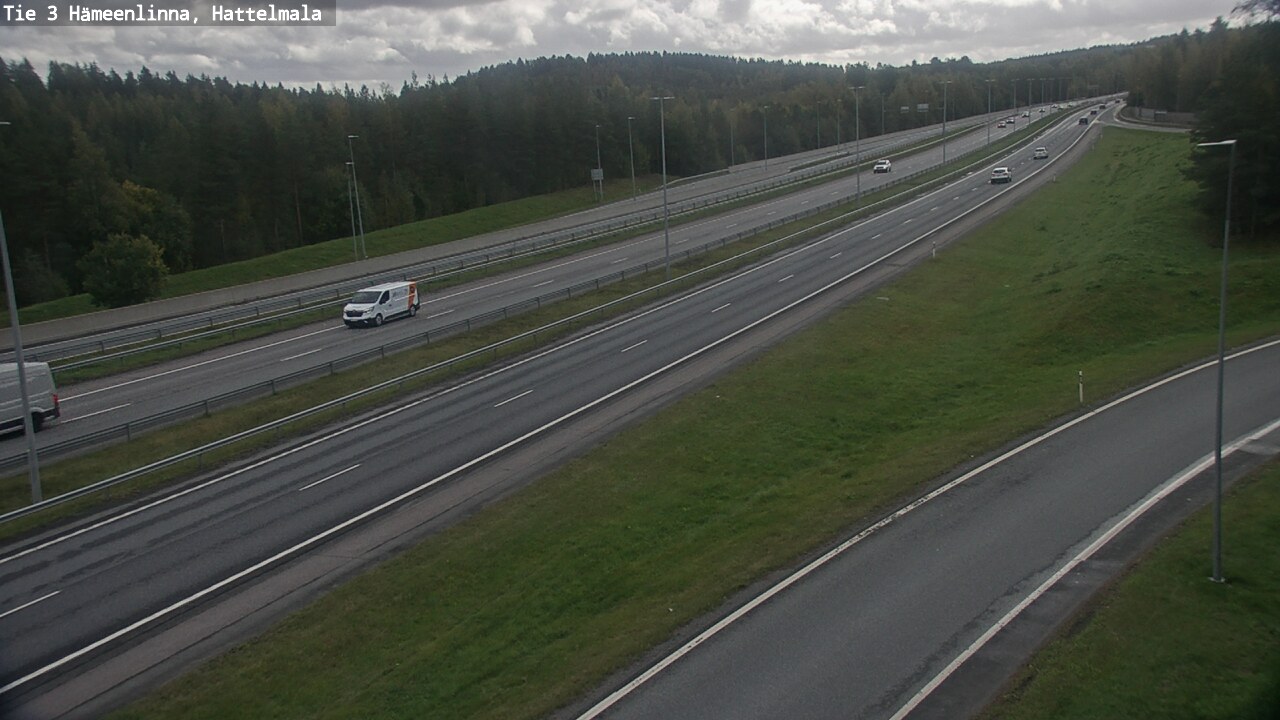 Weather Camera Image Road 3 Hämeenlinna, Hattelmala, Hämeenlinna, Kanta-Häme