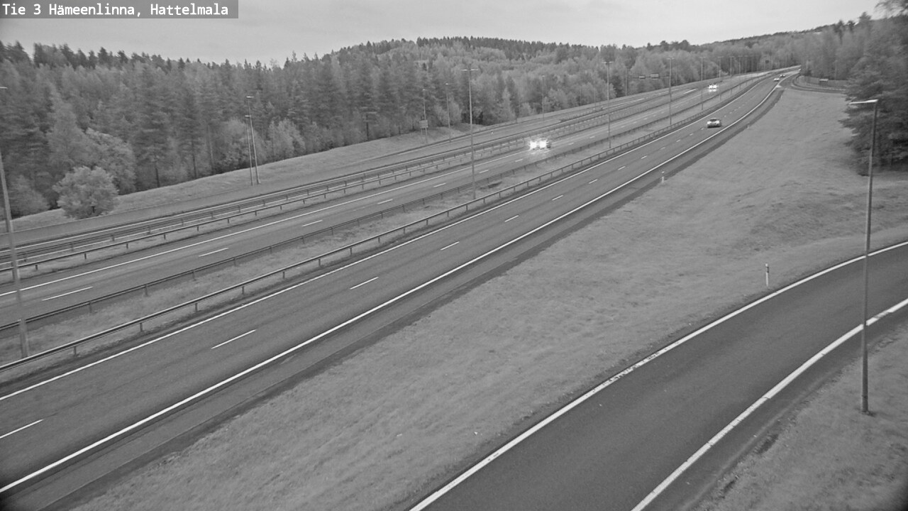 Weather Camera Image Road 3 Hämeenlinna, Hattelmala, Hämeenlinna, Kanta-Häme