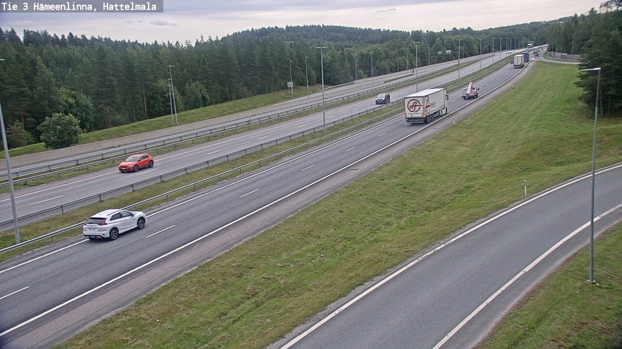 Weather Camera Image Road 3 Hämeenlinna, Hattelmala, Hämeenlinna, Kanta-Häme